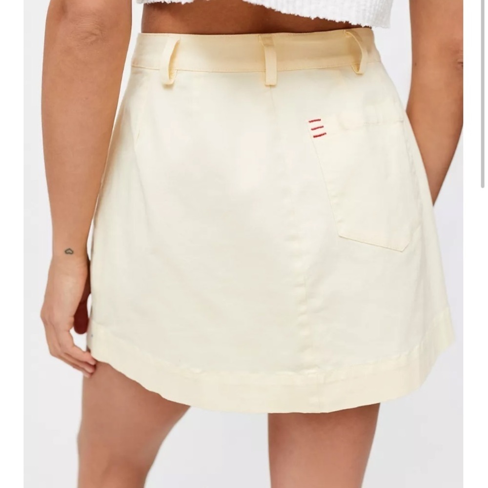 BDG urban outfitters Lara Chino Pocket Mini Skirt | NWT in color BLUE! - Picture 3 of 9